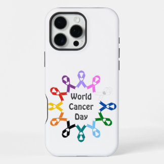 Wereldkankerdag Borst Long Darm Lever Prostaat iPhone 16 Pro Max Hoesje