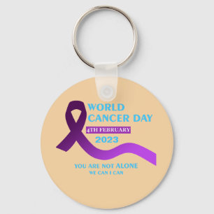 Wereldkankerdag koelen   U bent niet alleen offert Sleutelhanger