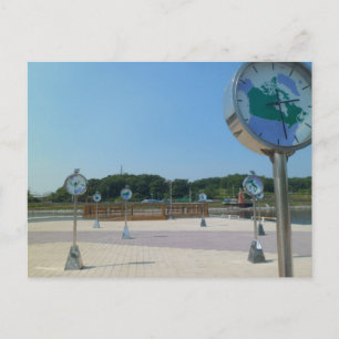 Wereldklokken, Korea Briefkaart