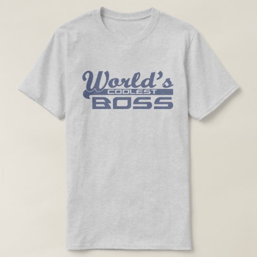 Wereldkoelste baas t-shirt (Design voorkant)