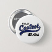 Wereldkoelste opa ronde button 5,7 cm (Voorkant /achterkant)