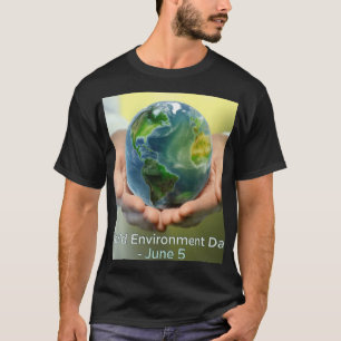 Wereldmilieudag 2026 T-shirt   Red aarde Ha