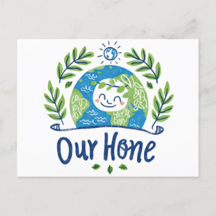 Wereldmilieudag - Happy Earth Illustration Feestdagenkaart