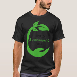 Wereldmilieudag voor mannen en vrouwen t-shirt