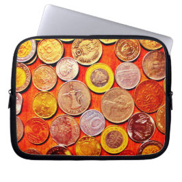 Wereldmunten Laptop Sleeve