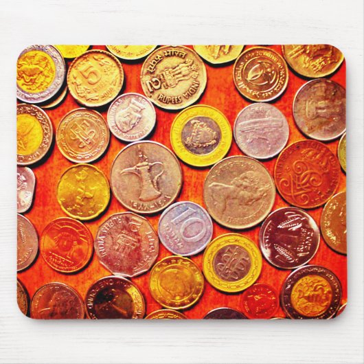 Wereldmunten Muismat (Voorkant)