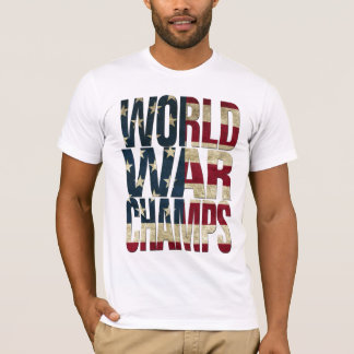 Wereldoorlog Champions - Amerikaanse vlag T-shirt