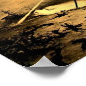 Wereldoorlog H G Wells Science Fiction Poster (Hoek)