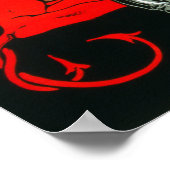  Wereldoorlog I Duitse duivels Lusitania Poster (Hoek)