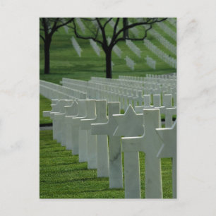 Wereldoorlog II begraafplaats, herdenkingsdag Briefkaart