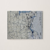 Wereldoorlog II D-Day Map 6 juni 1944 Legpuzzel (Horizontaal)