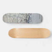 Wereldoorlog II D-Day Map 6 juni 1944 Skateboard (Horizontaal)