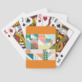 Wereldpatroon vormen pokerkaarten (Achterkant)