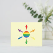 Wereldpride Briefkaart (Staand voorkant)