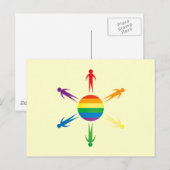 Wereldpride Briefkaart (Voorkant / Achterkant)