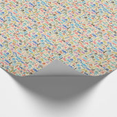 wereldreis cadeaupapier (Hoek)