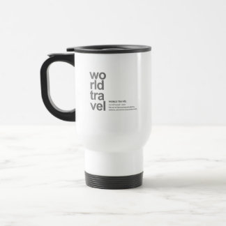 WERELDREIS DEFINITIE Modern Minimalistisch Reisbeker