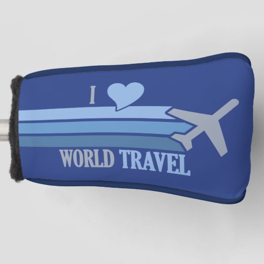 Wereldreis Golfheadcover (Voorkant)