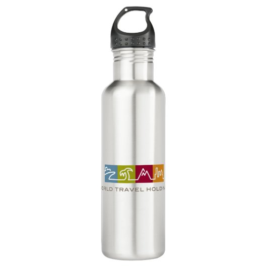 Wereldreisbureaus Waterfles (Voorkant)