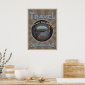  wereldreisposter voor luchtvracht poster (Keuken)