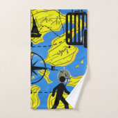 Wereldreiziger Bad Handdoek (Handdoek)