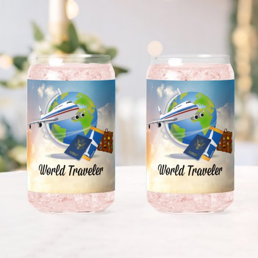 Wereldreiziger Blikvorm Glas (Insitu (Huwelijk))