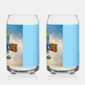 Wereldreiziger Blikvorm Glas (Links)