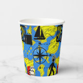 Wereldreiziger Papieren Bekers (Achterkant)