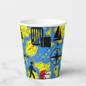 Wereldreiziger Papieren Bekers (Voorkant)