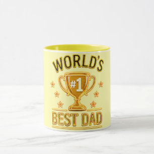 Werelds #1 Beste Vader Cadeau – Unieke Vaderdag Mok
