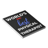 Werelds 2e Beste Fysiotherapeut Notitieblok (Schuin)