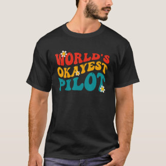 Werelds Best Oké Piloot T-shirt