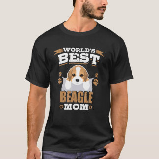 Werelds beste Beagle Mom Dog Owner T-shirt