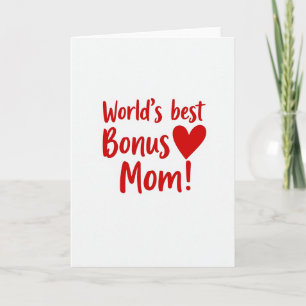 Werelds Beste Bonus Moeder Hart Kaart