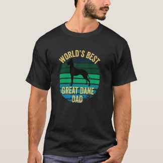 Werelds Beste Great Dane Vader Funny Grunge Great  T-shirt