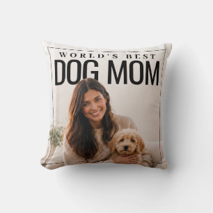 Werelds Beste Hond Moeder FotoPop Kussen