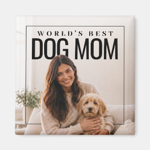 Werelds Beste Hond Moeder FotoPop Magneet