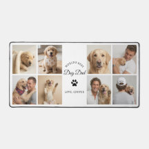 Werelds Beste Hond Papa Aangepaste Foto Collage