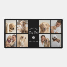 Werelds Beste Hond Papa Aangepaste Fotocollage Zwa