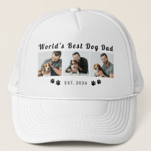 Werelds Beste Hond Papa Aangepaste Naam Huisdier F Trucker Pet