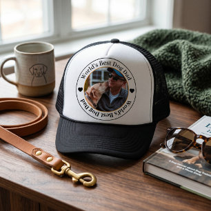 Werelds Beste Hond Papa Modern Elegante Aangepaste Trucker Pet