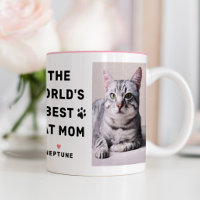 Werelds Beste Kattenmoeder Foto Pootafdruk
