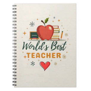 Werelds Beste Leraar Waarderingsgeschenk Notitieboek