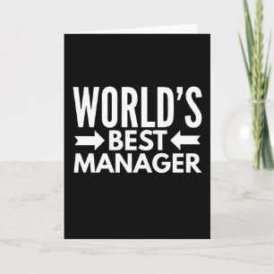 Werelds beste manager kaart