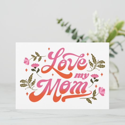 Werelds Beste Moeder Kaart (Staand voorkant)