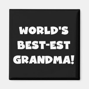 Werelds Beste Oma Wit Tekst Cadeaus Magneet