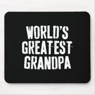 Werelds Beste Opa Shirt Papa Mannen Vaderdag Muismat