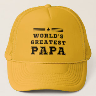 Werelds Beste Papa Gelukkige Vaderdag Cadeau T-Shi Trucker Pet