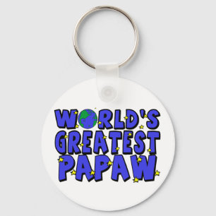 Werelds Beste Papaw Sleutelhanger