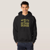 Werelds Beste Software Engineer Job Titel Software Hoodie (Voorkant volledig)